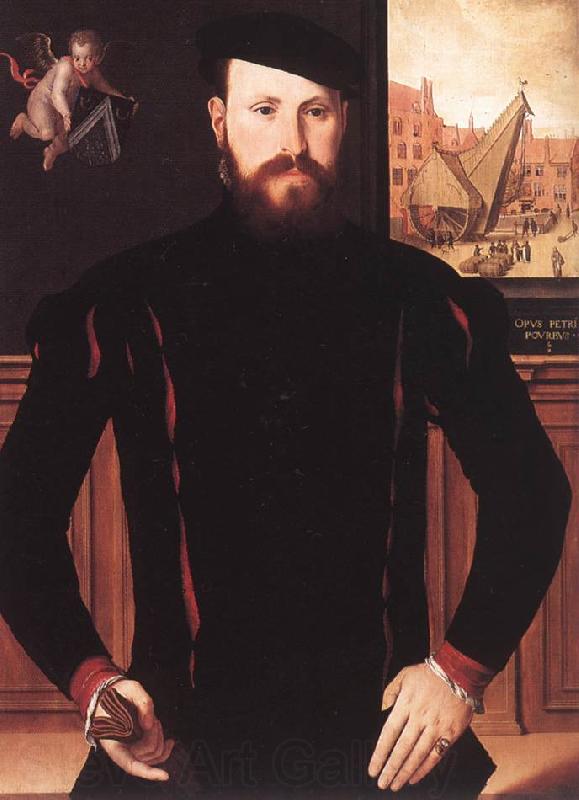 POURBUS, Frans the Younger Portrait of Jan van Eyewerve urf Spain oil painting art